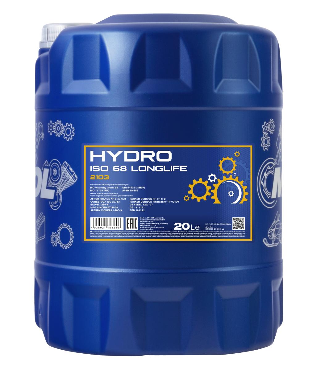 MANNOL Hydro ISO 68 LONGLIFE