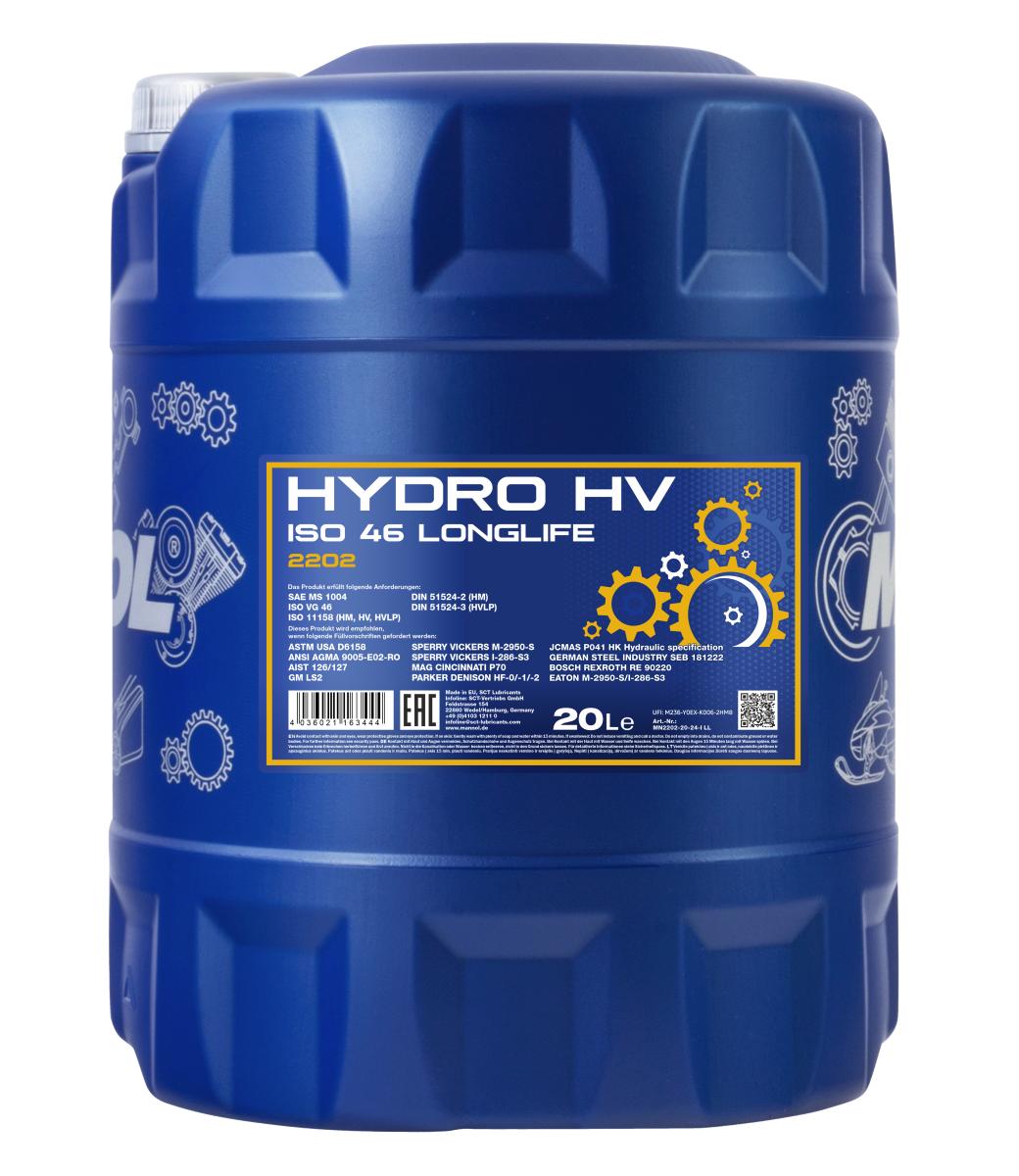 MANNOL Hydro HV ISO 46 LONGLIFE