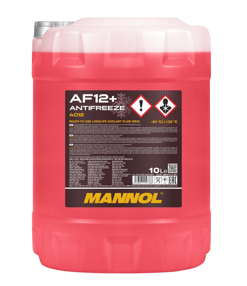 MANNOL Antifreeze AF12+ (-40) Longlife