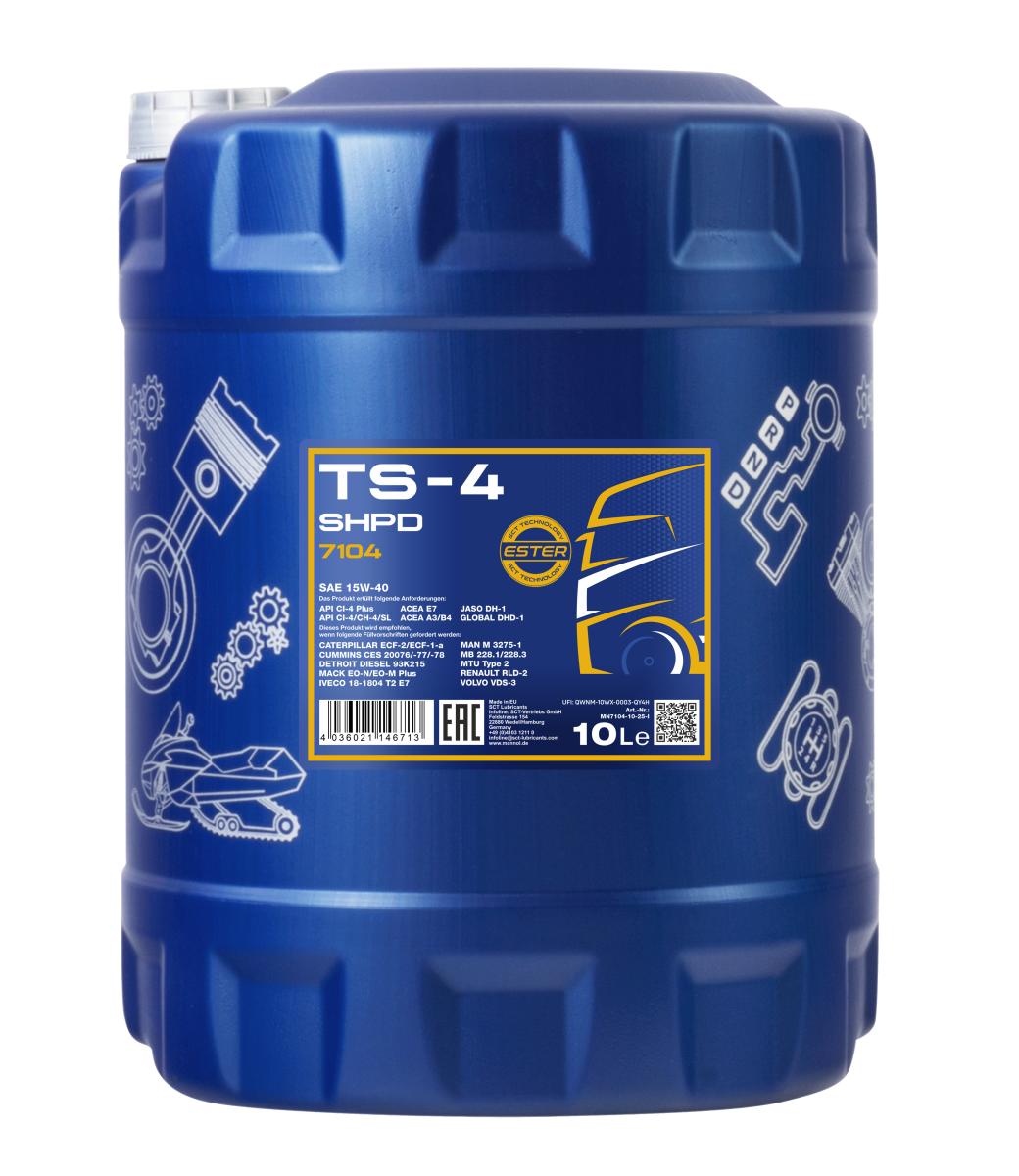MANNOL TS-4 SHPD 15W-40 Extra