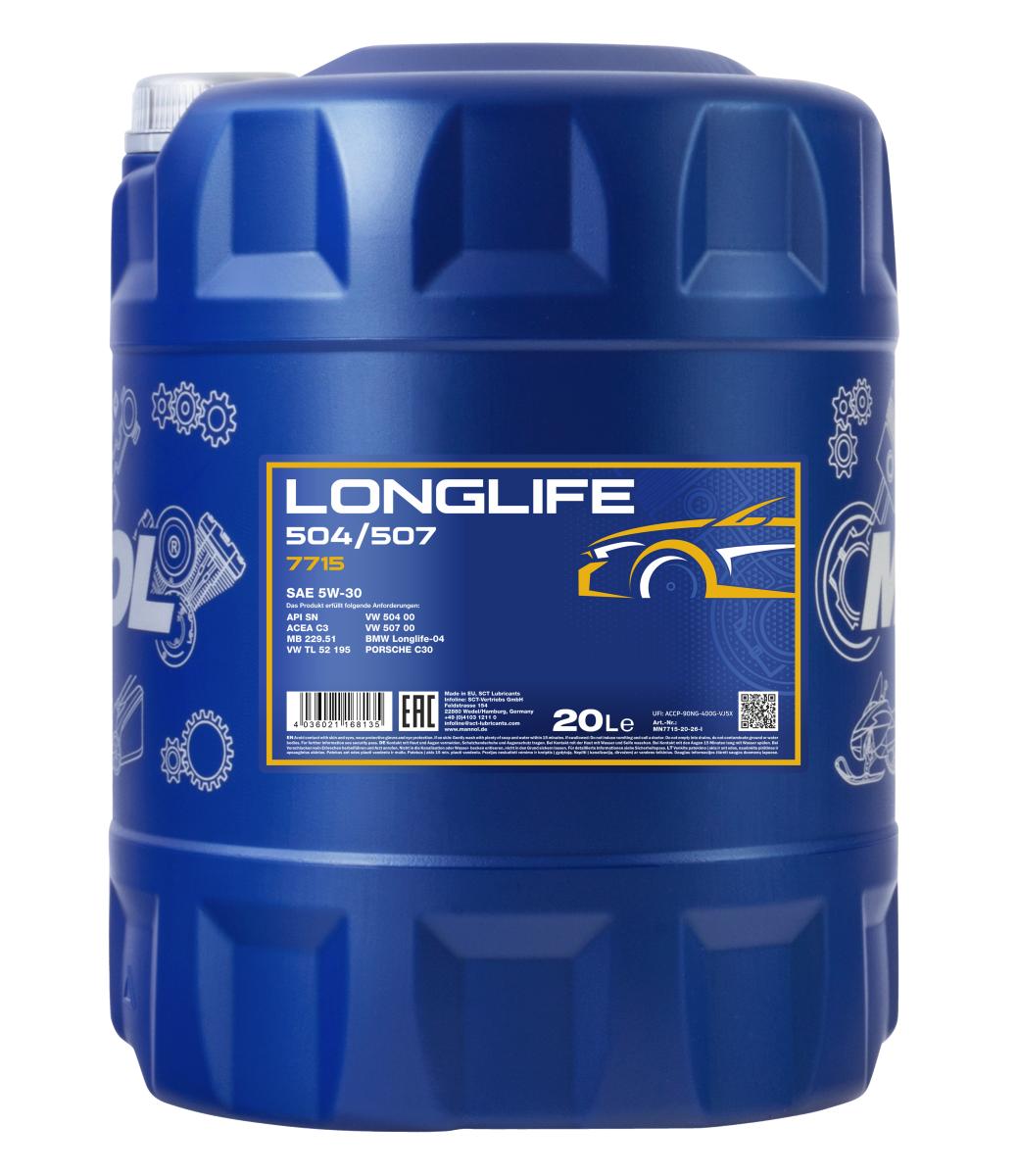 MANNOL Longlife 504/507 5W-30