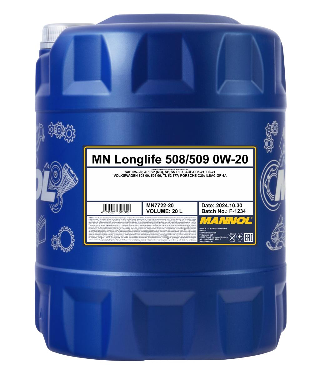 MANNOL Longlife 508/509 0W-20