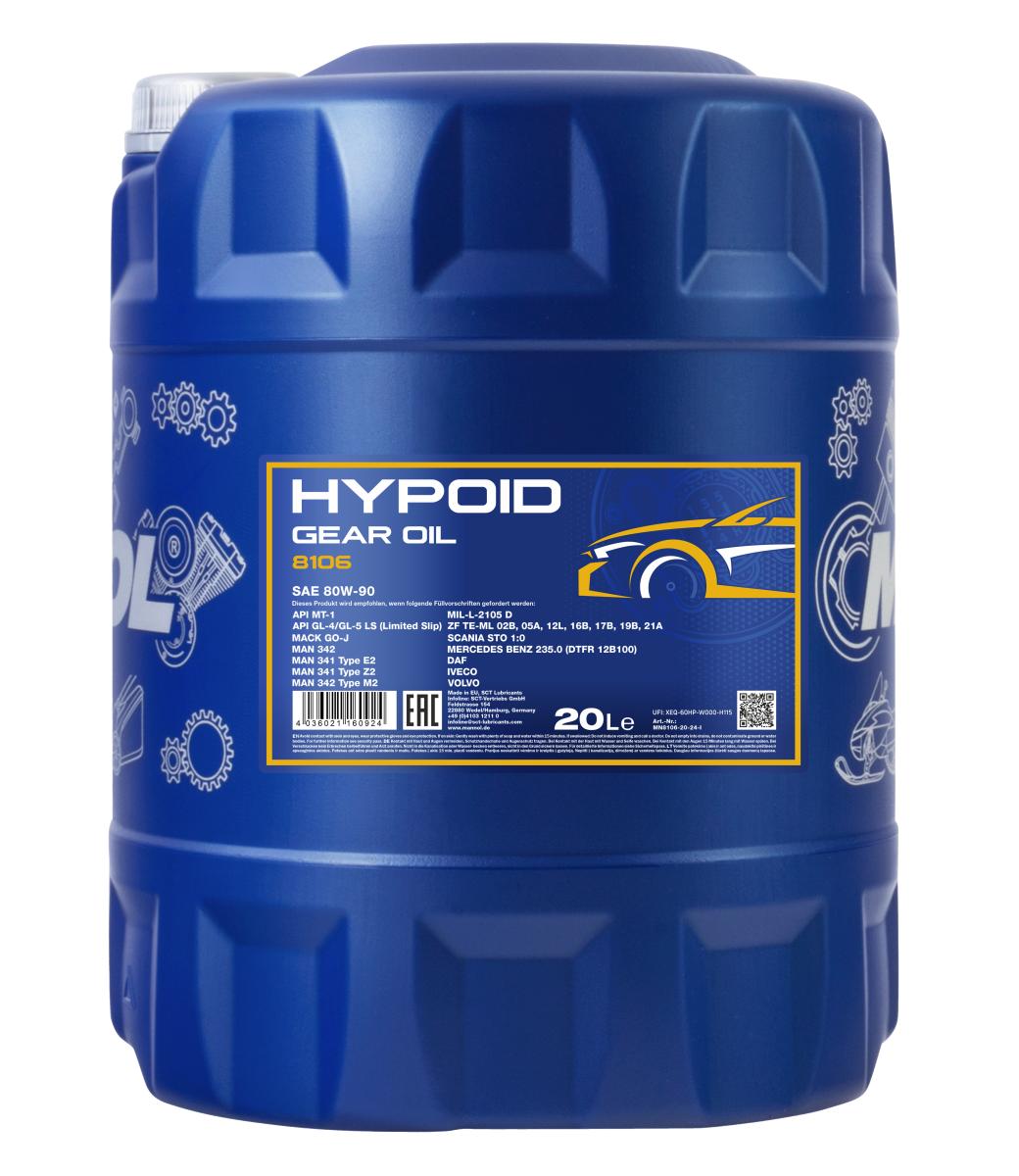 MANNOL Hypoid 80W-90 GL-5 LS